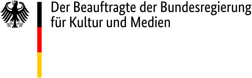 Logografik: Der Beauftragte der Bundesregierung für Kultur und Medien (externer Link zur Website www.kulturstaatsministerin.de)